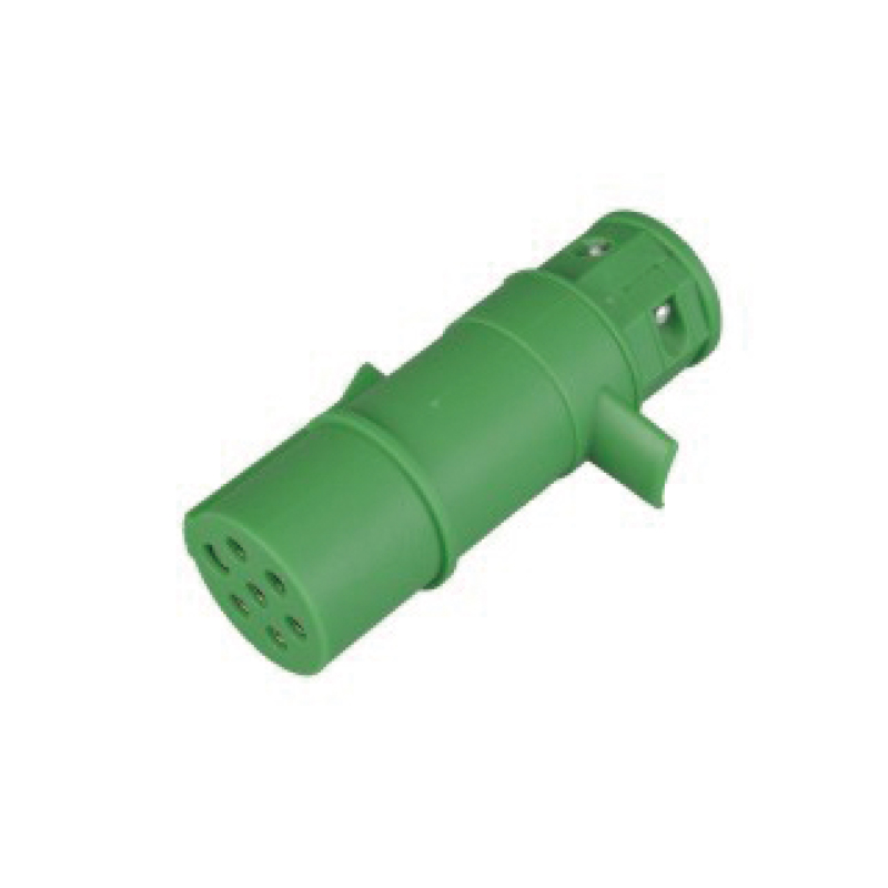 24V 7针塑料插头（绿色）JH080-B