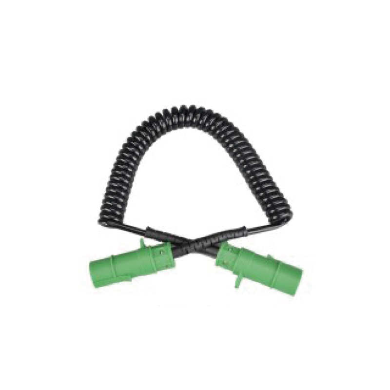 7 极 PU 螺旋线圈，2 个绿色塑料插头 24V；电缆长度 1m 2m 3m......JH082-A