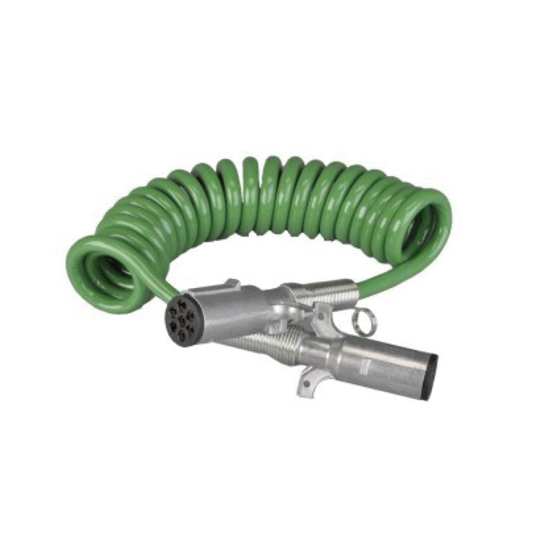 绿色螺旋线圈，带两个金属插头 24V，销钉式；电缆长度 1 m 2m 3m......JH091-A